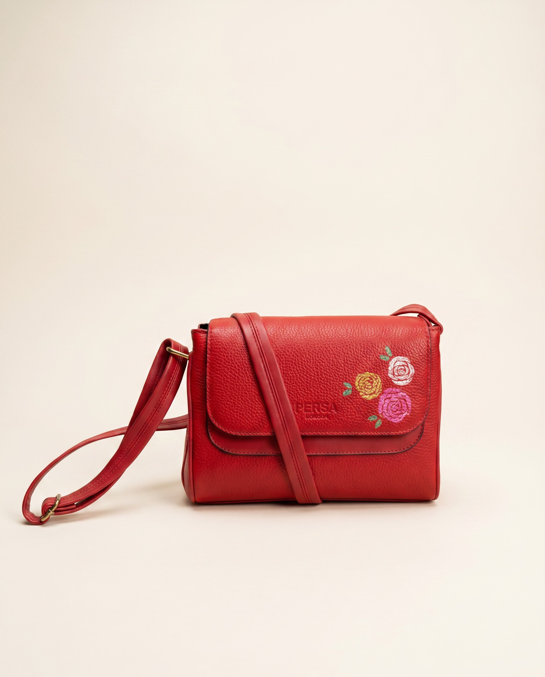 Crossbody bag in Persian rose